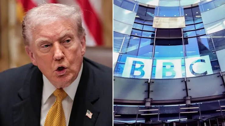 Trump threatens BBC with $1bn lawsuit over 6 January speech edit
