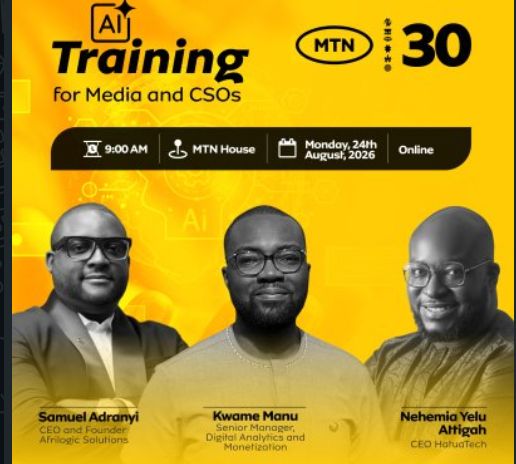 MTN Caution Journalists on Blind Reliance on AI in Training Held for Media and CSOs