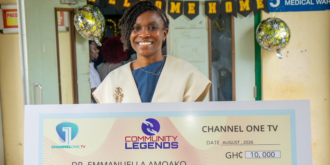 Dr Amoako receives GH¢10k, home appliances after winning Channel One Community Legends