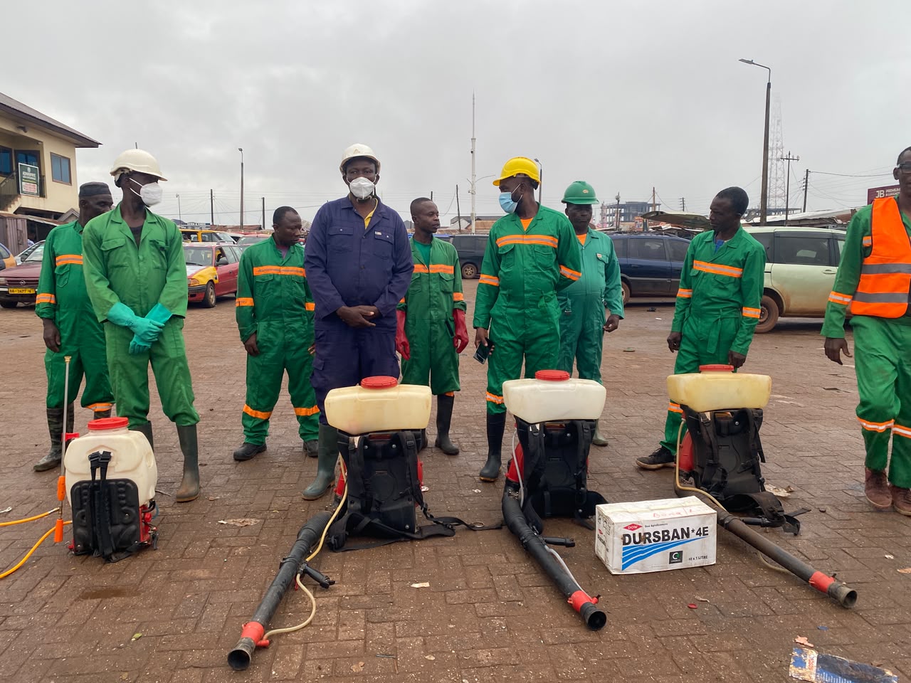 Zoomlion undertakes disinfection exercise in Sunyani