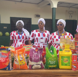 Fiapre District Presby women donate food items to Hanukah Children Home