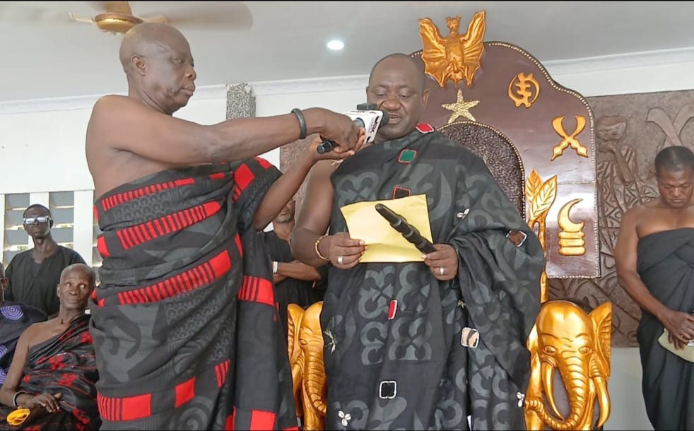 Odeefour Ogyeamansan Korkor II sworn-in as President of Sunyani Traditional Council