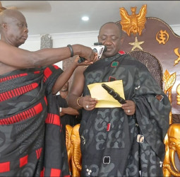 Odeefour Ogyeamansan Korkor II sworn-in as President of Sunyani Traditional Council