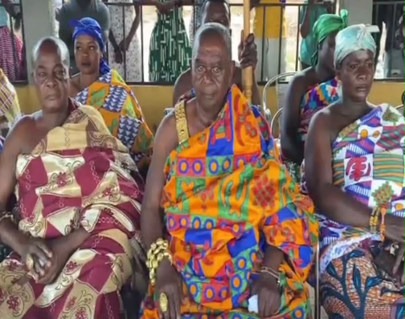 Atronie chiefs, people honour Alexiboam Company CEO