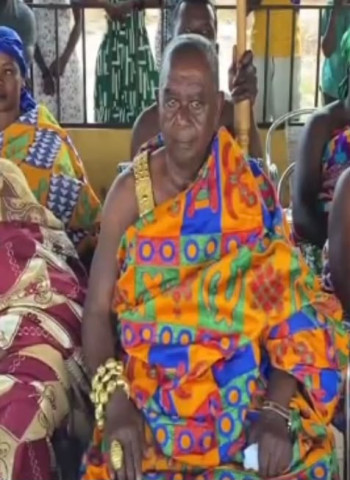 Atronie chiefs, people honour Alexiboam Company CEO