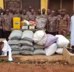 Clap for Jesus presents food items, consumables to Sunyani Central Prisons inmates